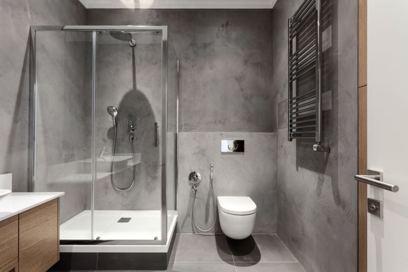 Stylish Shower with Glass Walls